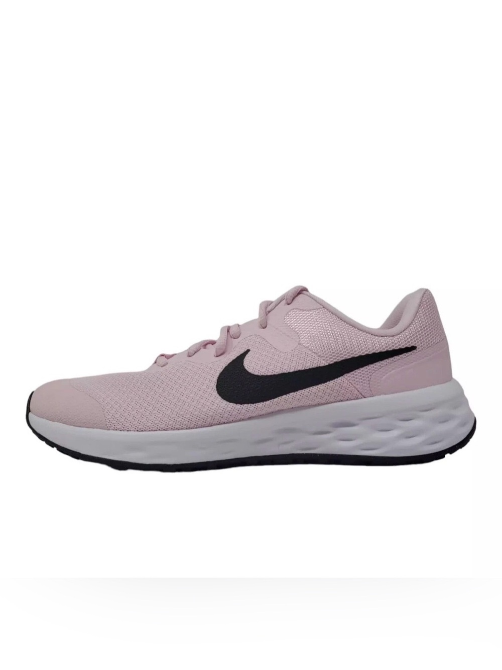 Nike Unisex Kid's Revolution 6 Running Shoes, Pink Foam/Black, 7 Youth Medium US